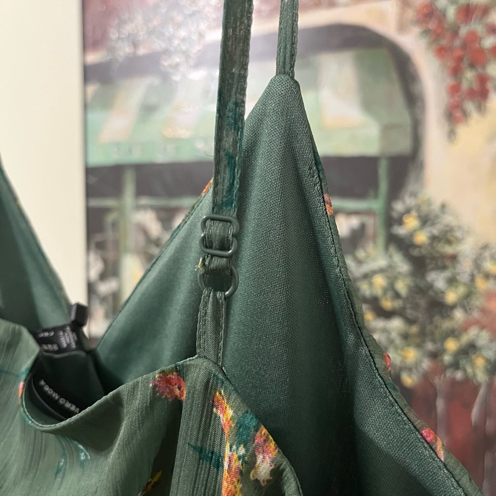 Vero Moda Green Floral Dress - Picture 5 of 5